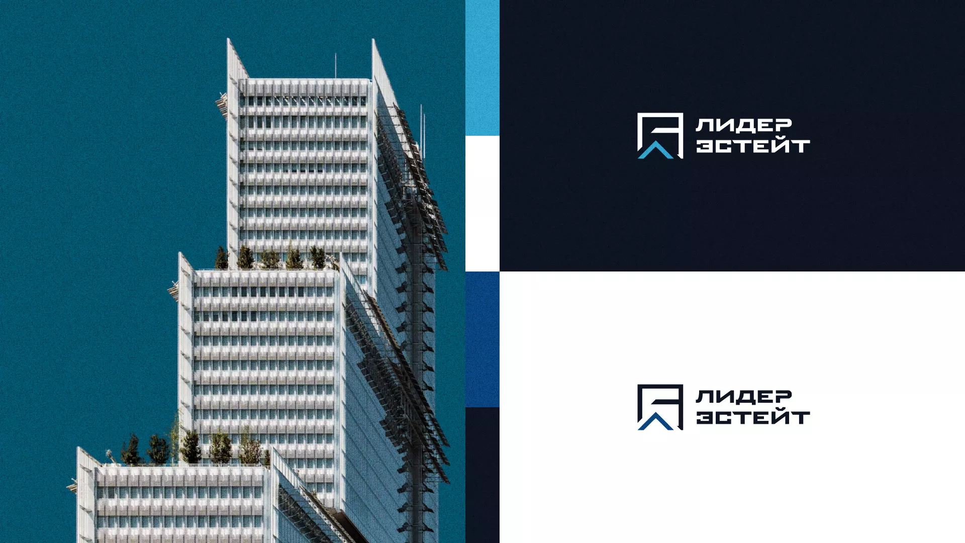 Разработка логотипа агентства недвижимости «Лидер Эстейт» в Октябрьске